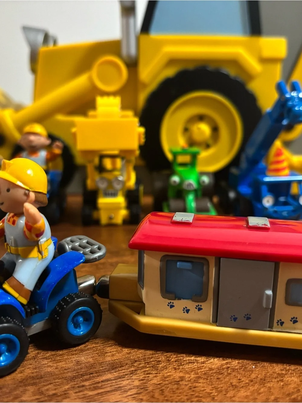 9 piece original bob the builder toy lot